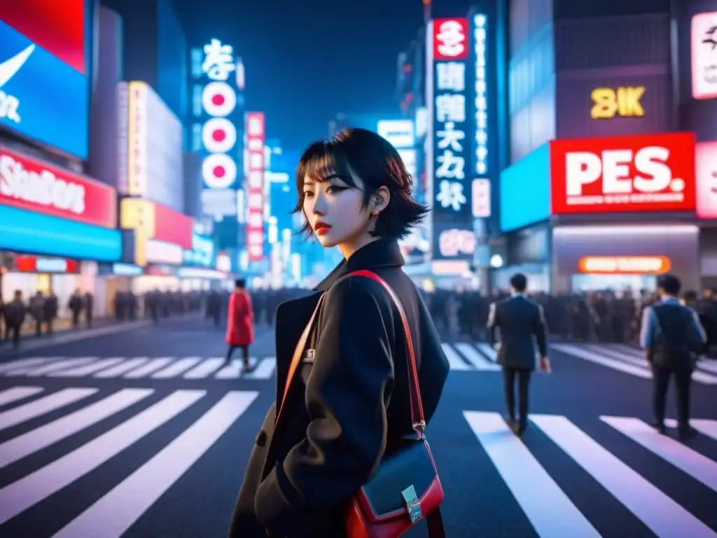 Análisis completo de Persona 5: Calles vibrantes de Tokio de noche, neones y arquitectura japonesa moderna y tradicional en contraste