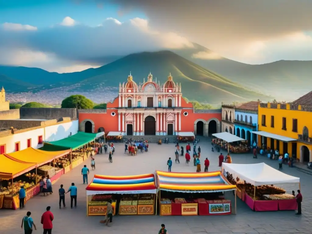 Animado mercado en Oaxaca con juegos tradicionales: Lotería, Tlachtli y Carrera de Tacos