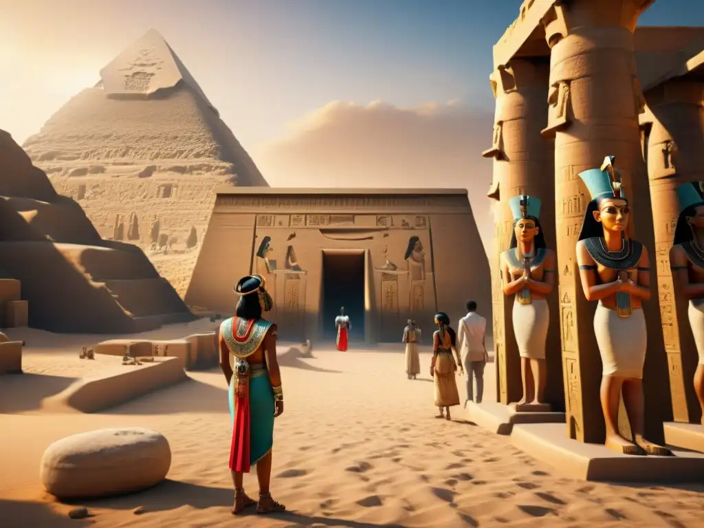 Inmersión en Aplicaciones educativas Antiguo Egipto: Alumnos exploran arquitectura egipcia en simulación de realidad virtual