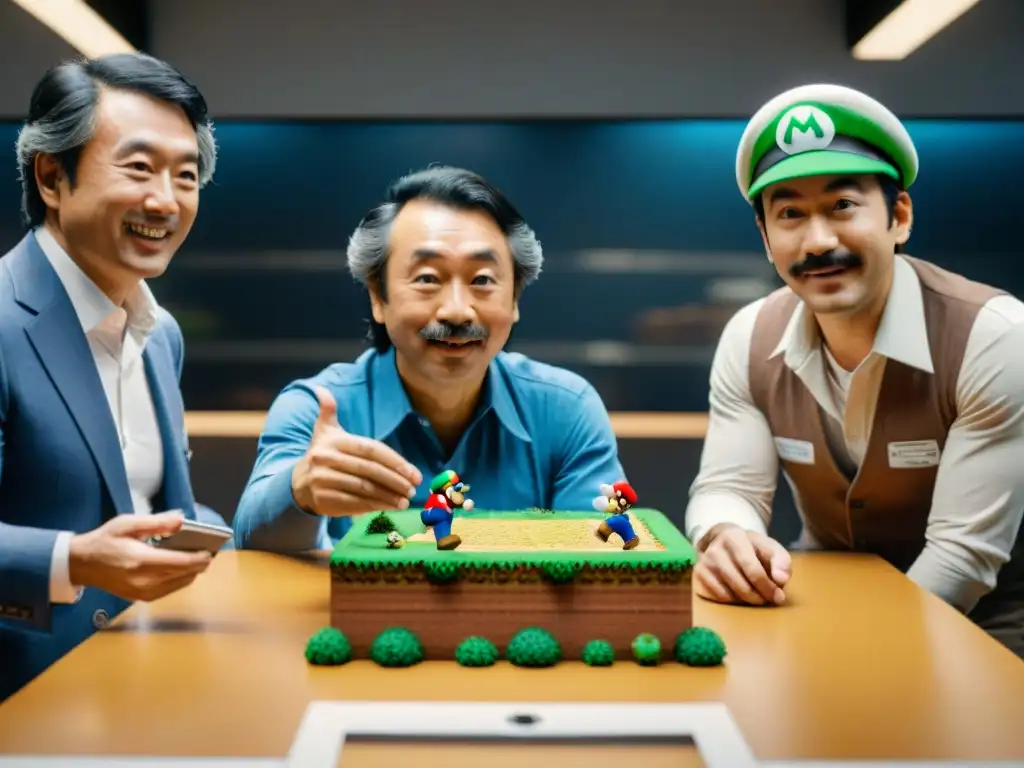 La atmósfera hipnotizante de Shigeru Miyamoto presentando el prototipo de Super Mario Bros a ejecutivos de Nintendo en los 80