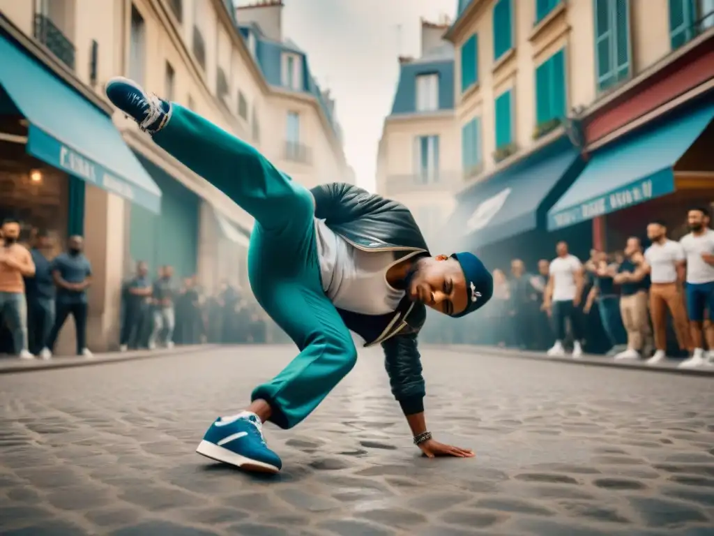 Breakdancers expresan la historia y evolución de la cultura urbana en vibrante Paris