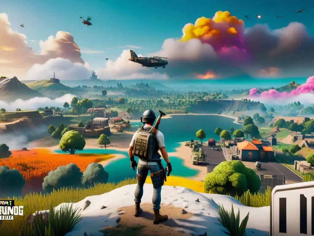 Una comparativa visual impactante de Fortnite y PUBG, mostrando sus mundos contrastantes