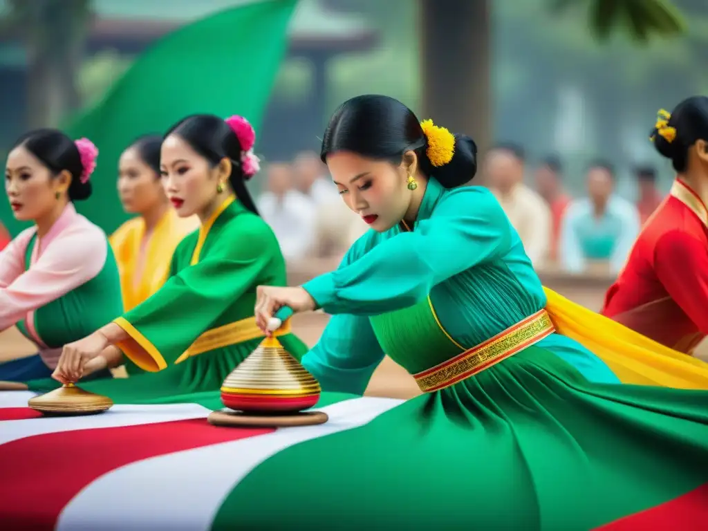 Competidores de trompos en Malasia girando con destreza en vibrante competencia cultural