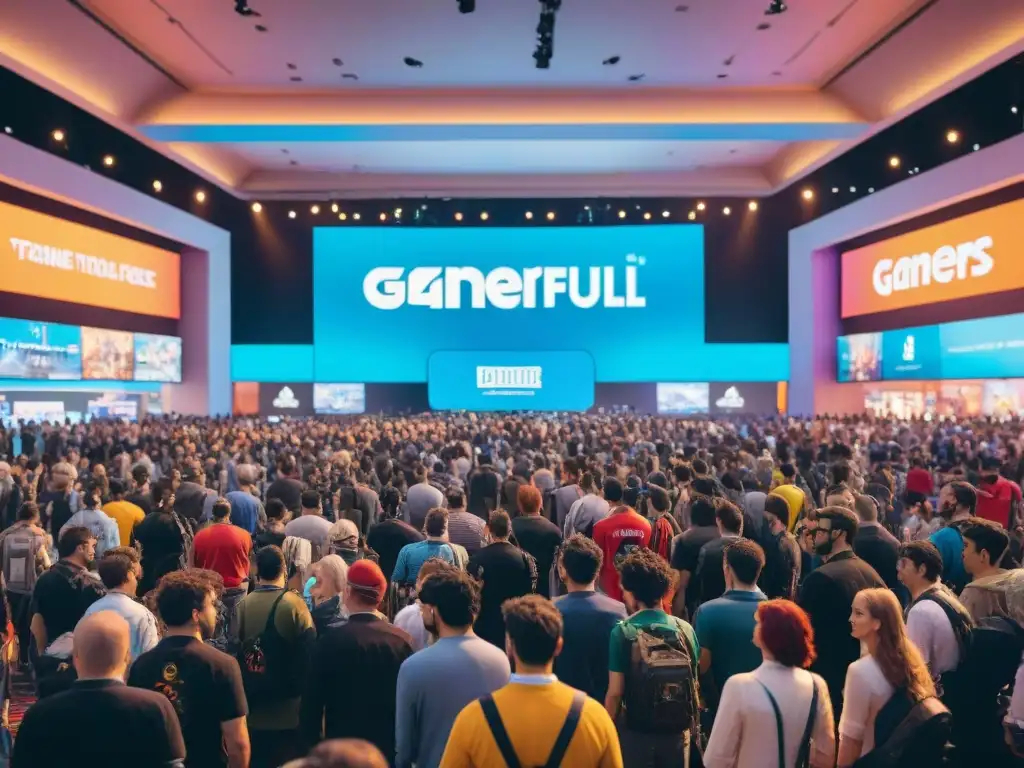 Convenciones de juegos internacionales: Convención llena de energía con gamers de todas las edades explorando lo último en tecnología