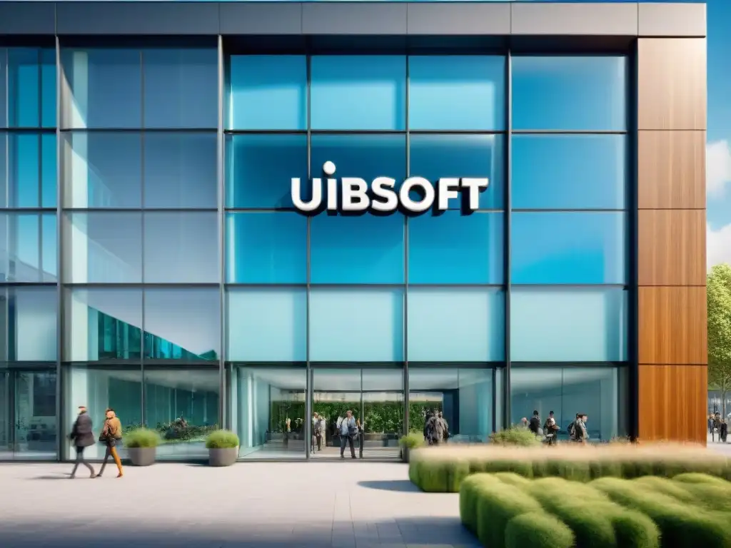 Ubisoft en París: innovación y creatividad empresarial en moderna sede rodeada de naturaleza