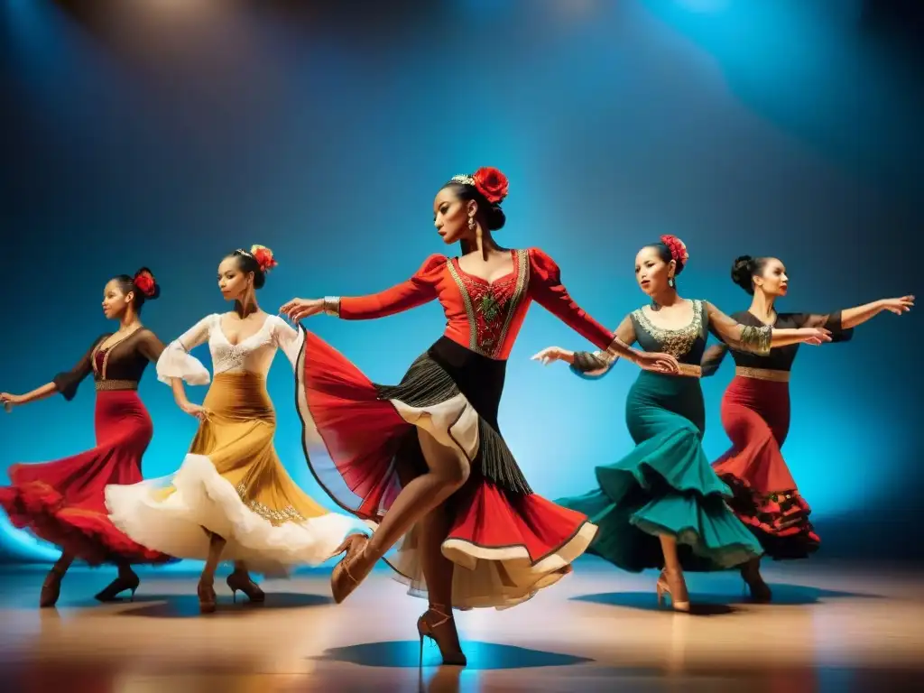 Una danza global: historia del baile en culturas, con vibrantes estilos y colores que reflejan la diversidad cultural