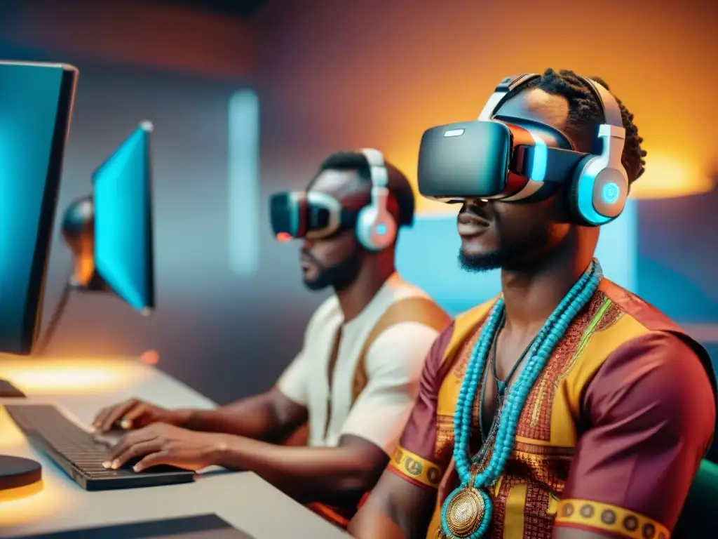 Desarrolladores africanos crean juegos virtuales en un ambiente cultural vibrante