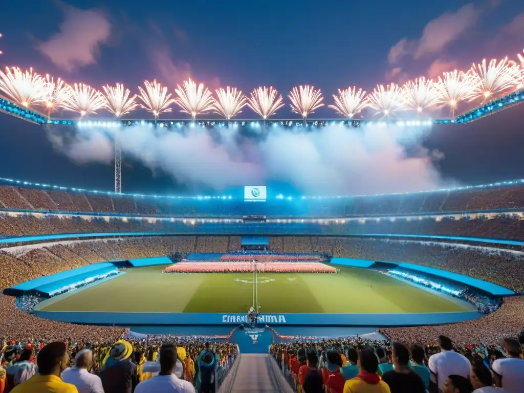 Deslumbrante ceremonia de apertura de los Juegos Panamericanos, uniendo a atletas de diferentes países en un espíritu de unidad y competencia