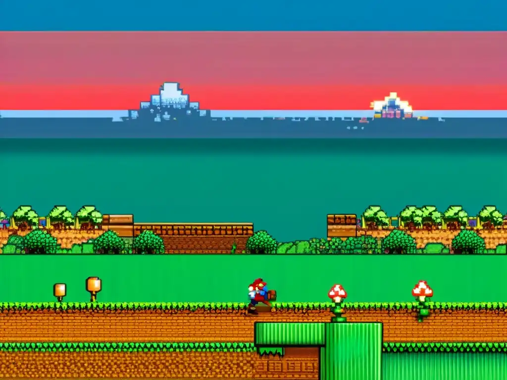 Comparación detallada entre Super Mario Bros clásico y su versión moderna mejorada por inteligencia artificial en juegos tradicionales