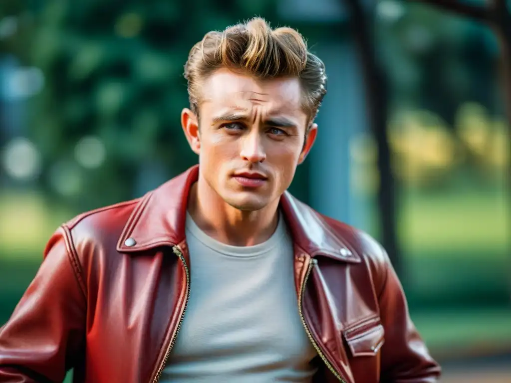 Detalle del emblemático uniforme de cine de James Dean en 'Rebel Without a Cause'