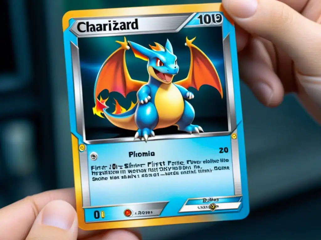 Detalle icónico: la evolución de los juegos en una preciosa carta holográfica de Charizard