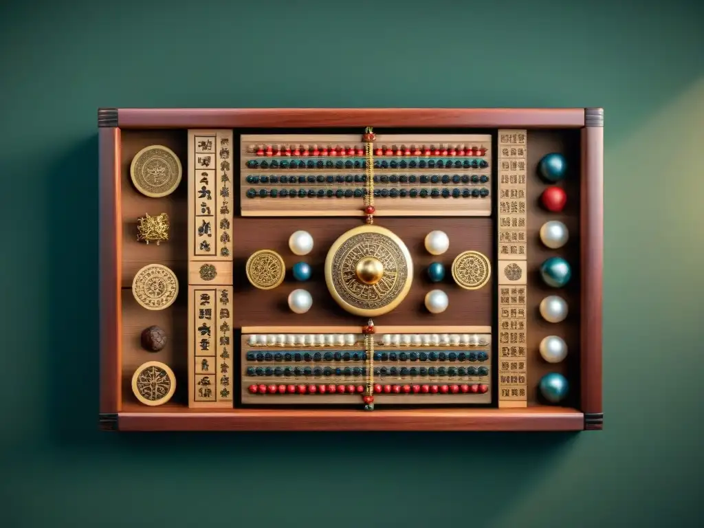 Detalle visual de tableros de Janggi de diversas dinastías coreanas, mostrando la evolución histórica del juego