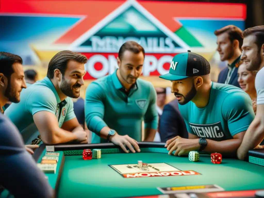 Campeonato Mundial de Monopoly: Competencia intensa en convención global La emoción del Campeonato Mundial de Monopolio: jugadores concentrados en la intensa competencia
