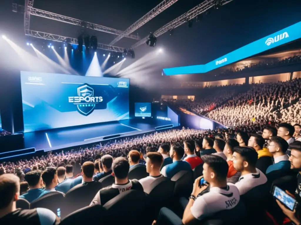 La emoción de las tendencias eSports evolución mundo prepararte en un estadio lleno de fans y juegos variados