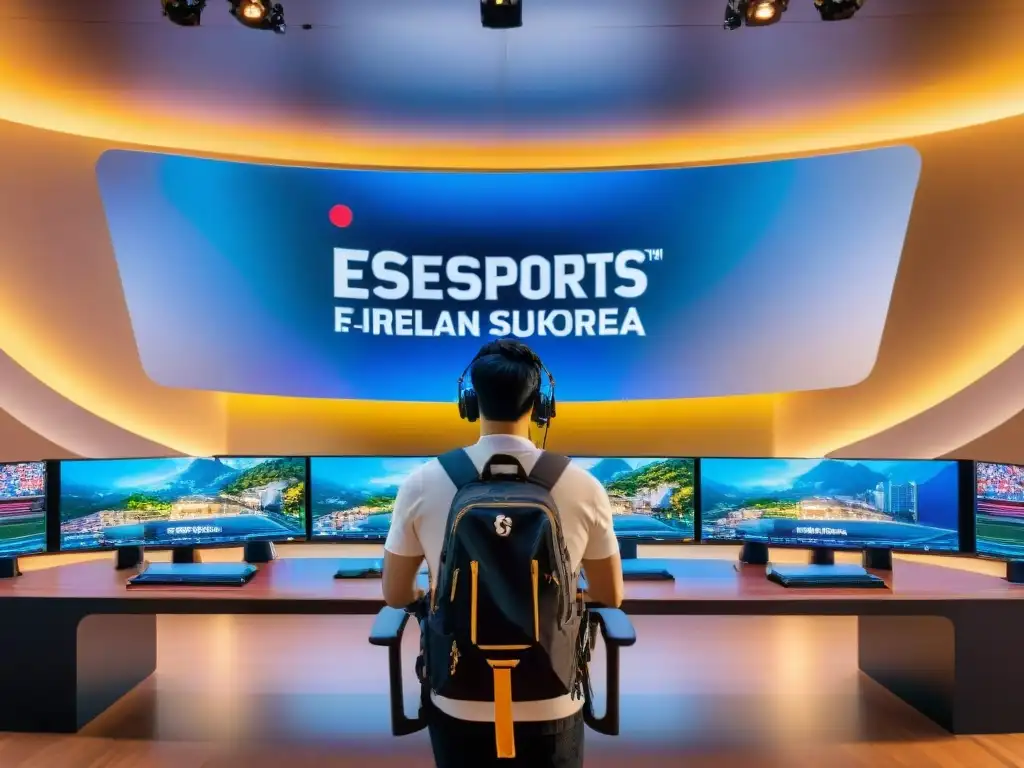 La emocionante arena de eSports en Seúl, Corea del Sur, fusiona tradición y tecnología, reflejando la evolución cultural de los eSports en Asia