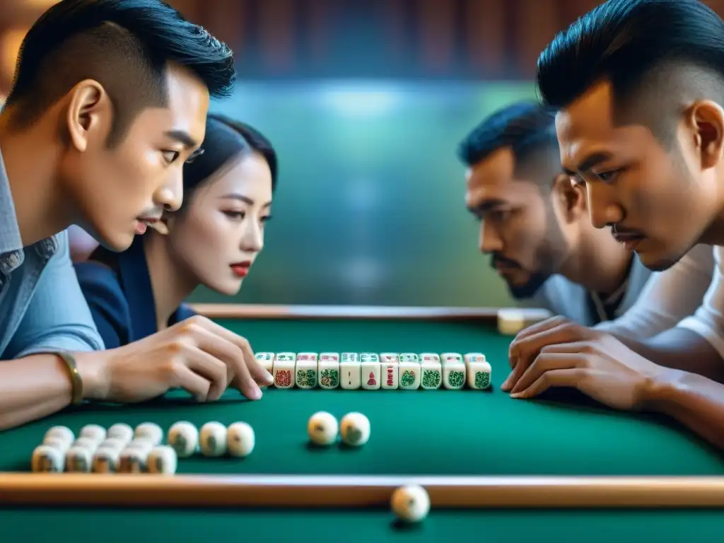 Un emocionante juego de mahjong con jugadores de distintas culturas unidos por su amor al juego