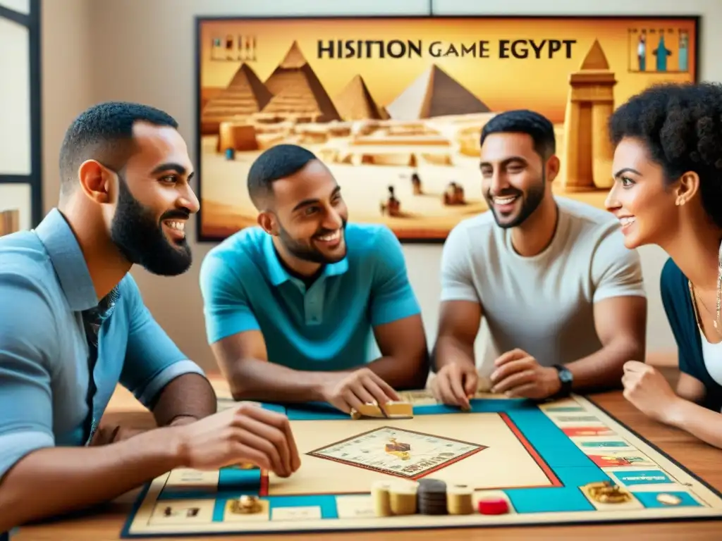 Un emocionante juego de mesa ambientado en el antiguo Egipto reúne a estudiantes diversos en una experiencia educativa