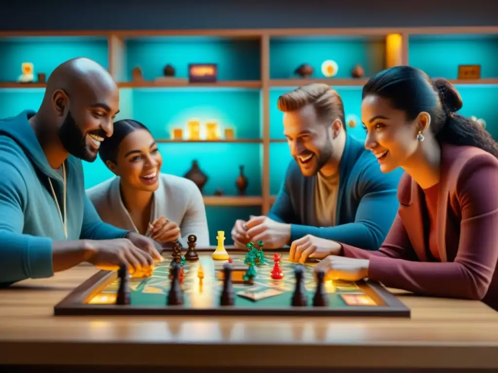 Un emocionante juego de mesa culto entre amigos, rodeados de historias de pasatiempos