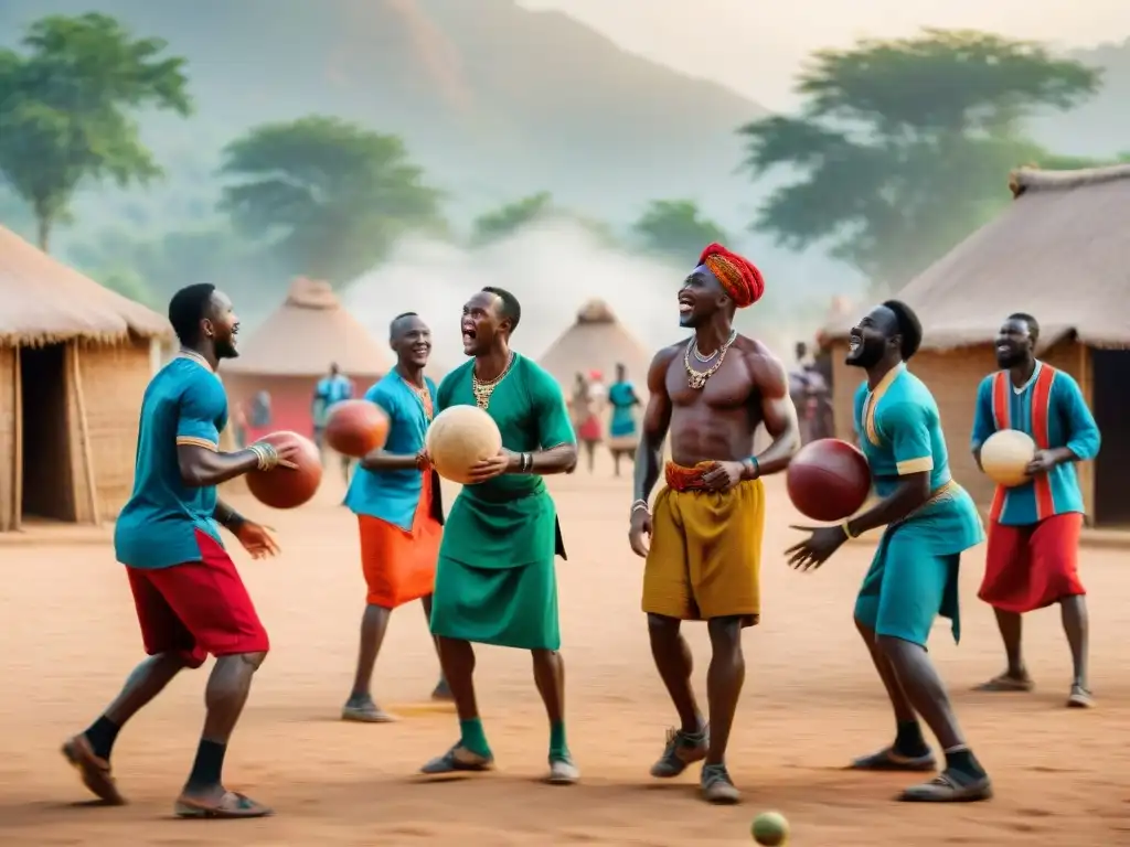 Emocionante juego de pelota en África: historia, evolución y tradición de este deporte africano