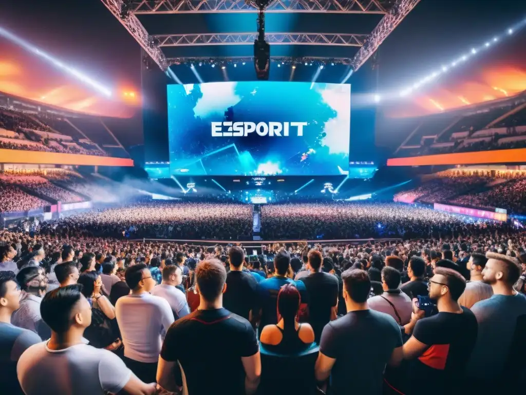 Un emocionante torneo eSports reúne a una diversa cultura mundial en un estadio lleno de fans entusiastas