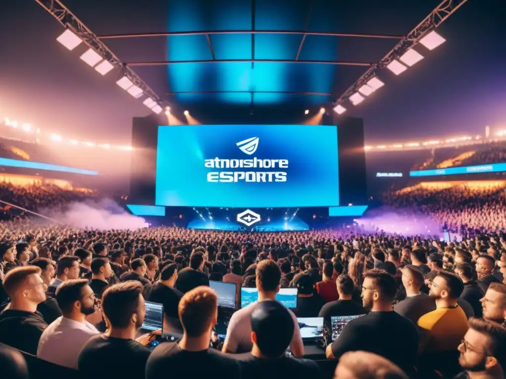 Un emocionante torneo de eSports con fans entusiastas y tecnología de vanguardia