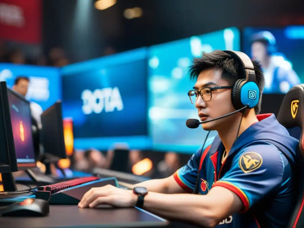 Épica comparativa Dota 2 League of Legends: intensa competencia entre profesionales en torneo de esports