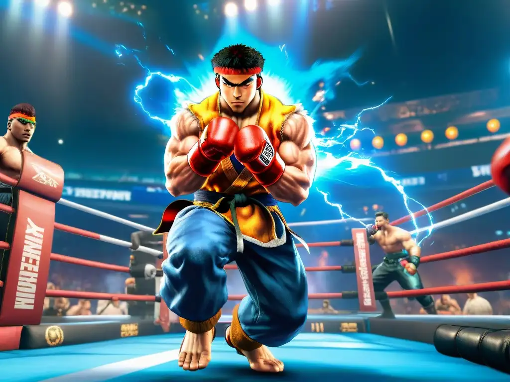 Épica ejecución de combo en Street Fighter V durante torneo Épica ejecución de combo en torneo de Street Fighter V