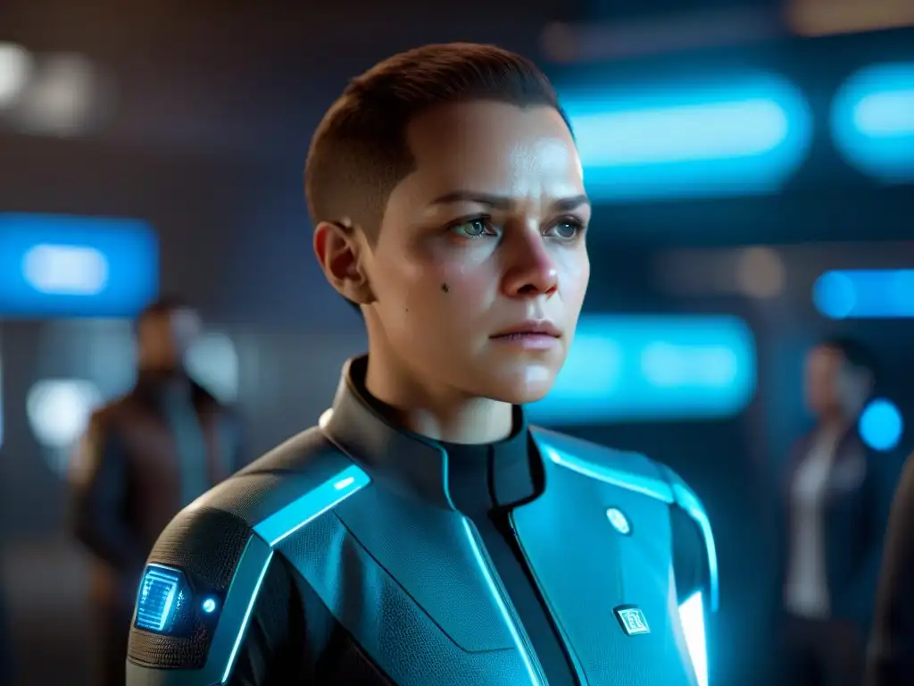 Escena dual de decisión en 'Detroit: Become Human' con androides en un enfrentamiento tenso y una escape arriesgada