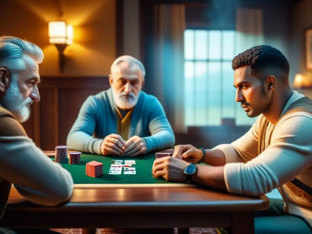 Escenas de diversidad y conexión en un juego de cartas