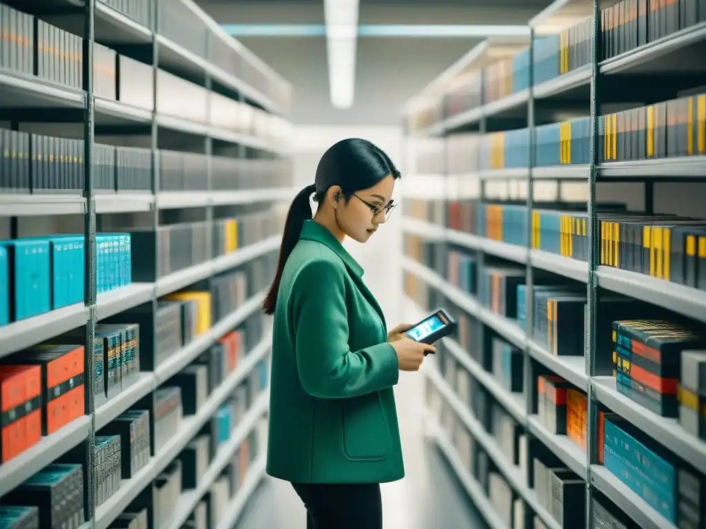 Especialistas digitalizan con cuidado juegos clásicos en avanzada sala de archivos