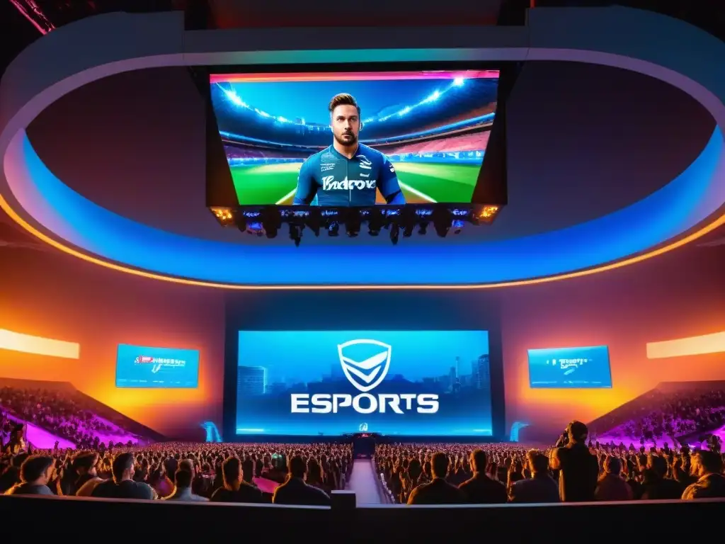 Espectacular arena de eSports con tecnología de vanguardia y fans entusiastas