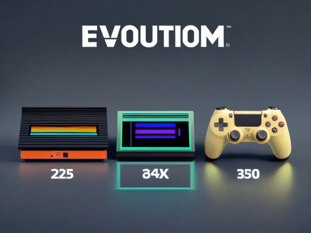 Evocadora evolución del hardware de videojuegos desde Atari 2600 hasta PlayStation 5 y Xbox Series X