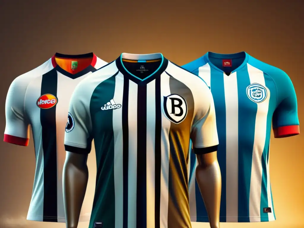 Evocadora evolución de las icónicas camisetas de fútbol a lo largo de la historia