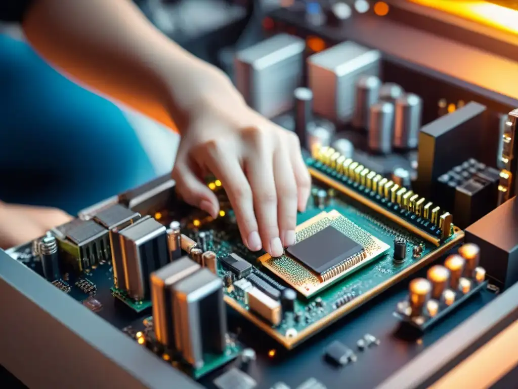 Un experto ensambla paso a paso una PC gaming con destreza