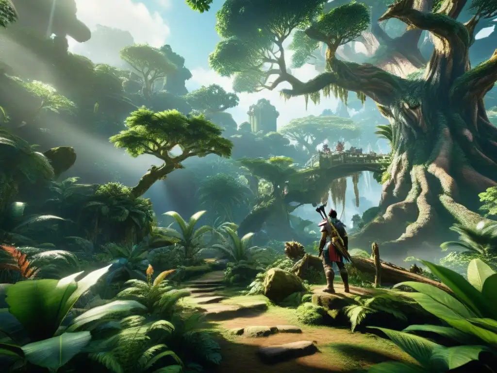 Explora la exuberante selva del Ancient Forest de Monster Hunter World