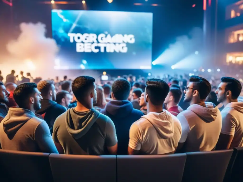 Fans de eSports siguen torneo con emoción y tensión en pantalla gigante