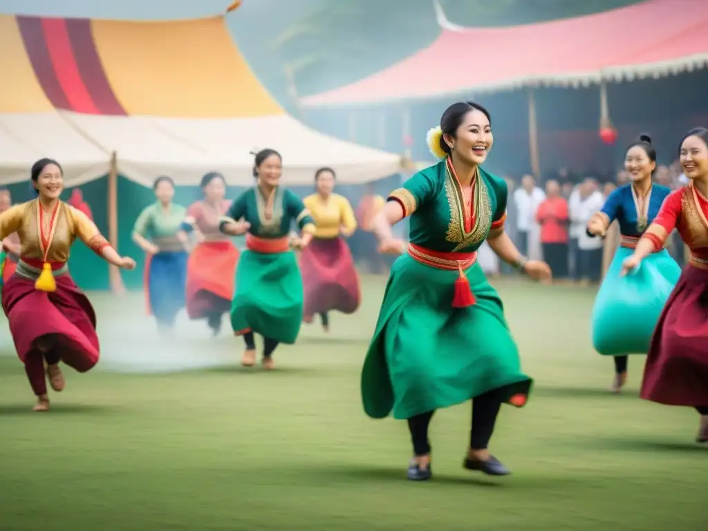 Festival de juegos tradicionales: vida, alegría y cultura en vibrante celebración comunitaria