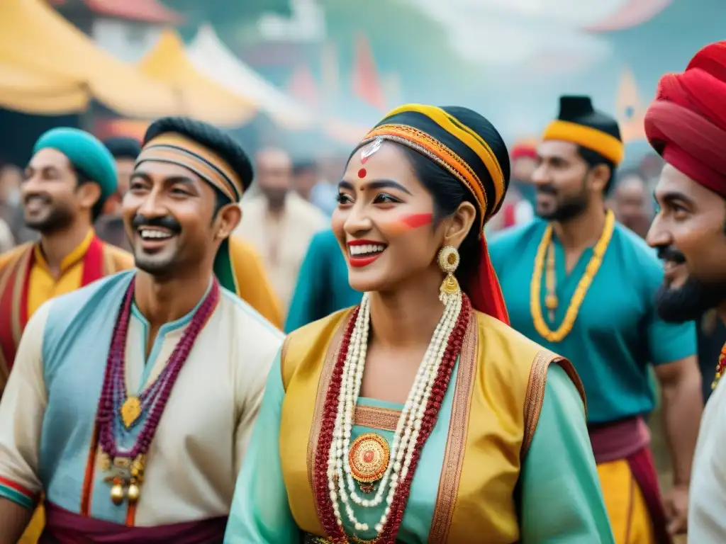 Festivales de juegos tradicionales unen: Diversidad cultural, alegría y camaradería en vibrante escena festiva