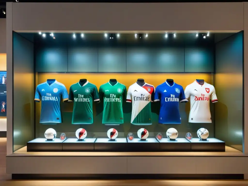 Una galería detallada muestra la evolución cronológica de icónicas camisetas de fútbol europeas desde 1900