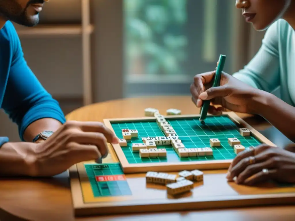 Dos generaciones jugando Scrabble, uniendo culturas y tiempos