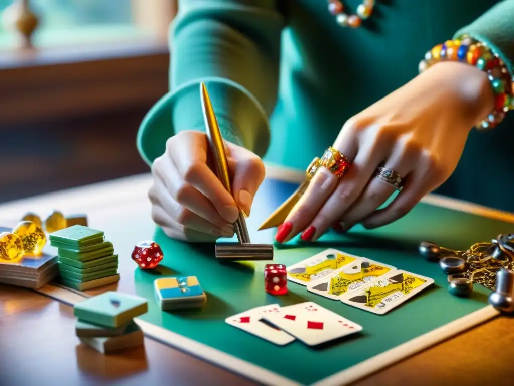 Hábiles manos transforman piezas de juegos antiguos en joyas únicas en un taller de proyectos DIY juegos antiguos