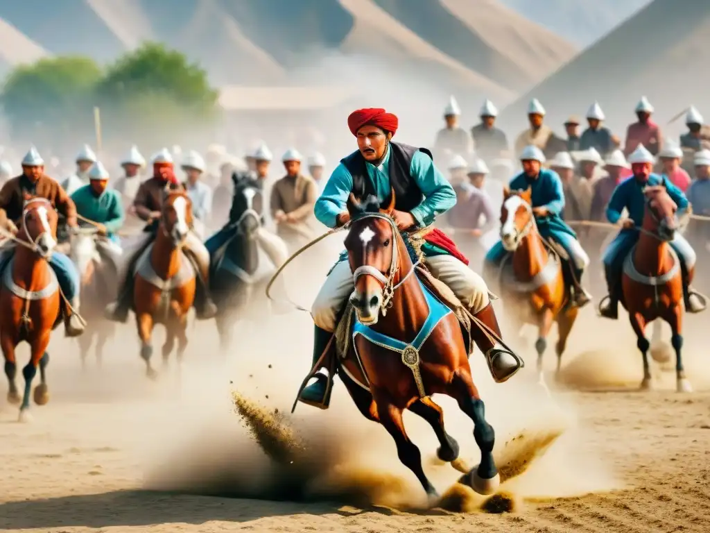 Héroes del Buzkashi desafiando por el legado del Buzkashi en Asia