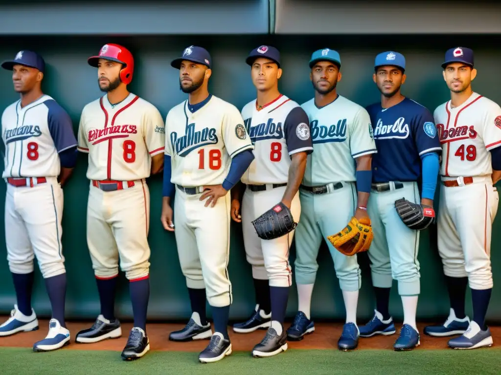 Historia de la evolución de los uniformes de béisbol a lo largo del tiempo, desde sus inicios simples hasta los modernos de la Major League Baseball