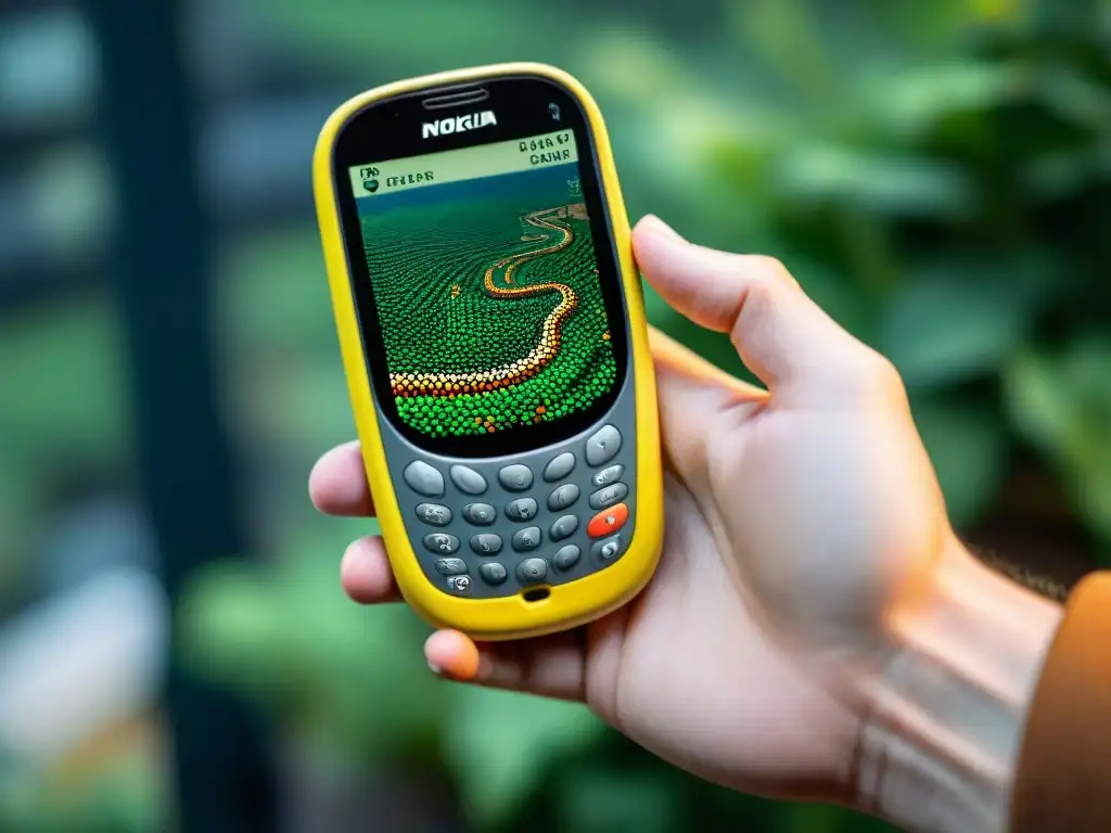 Iconico juego Snake en Nokia 3310, historia juegos móviles evolución cultural