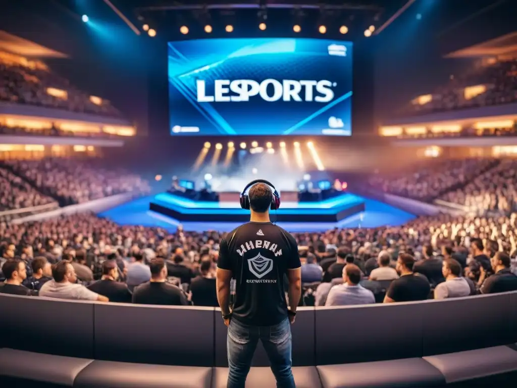 Impacto del big data en videojuegos: Arena de eSports repleta de fans, jugadores concentrados y analistas