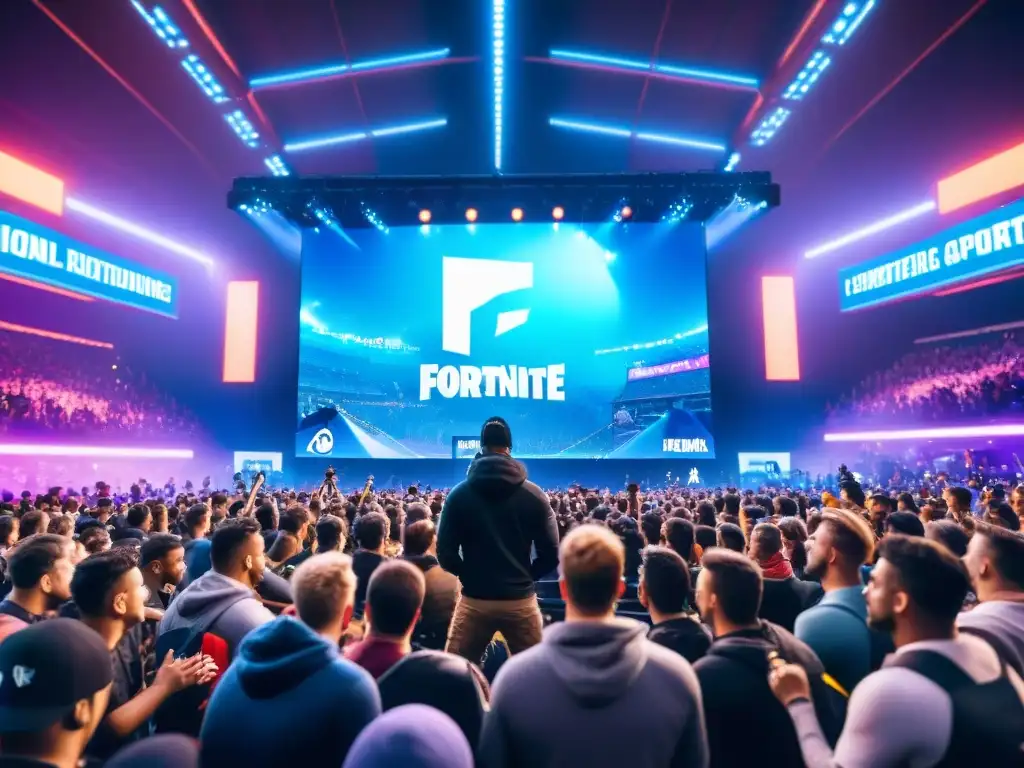 La intensa competencia de eSports en Fortnite llena el estadio de emoción