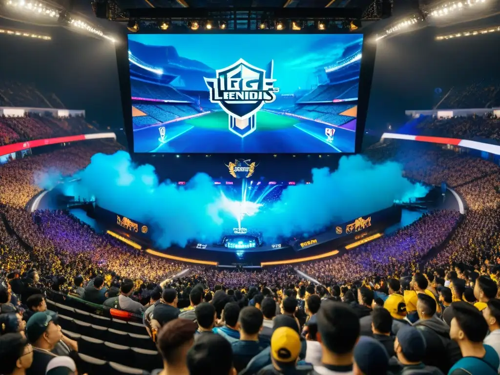 La intensa competencia de un torneo de 'League of Legends' en un estadio lleno de fanáticos entusiastas