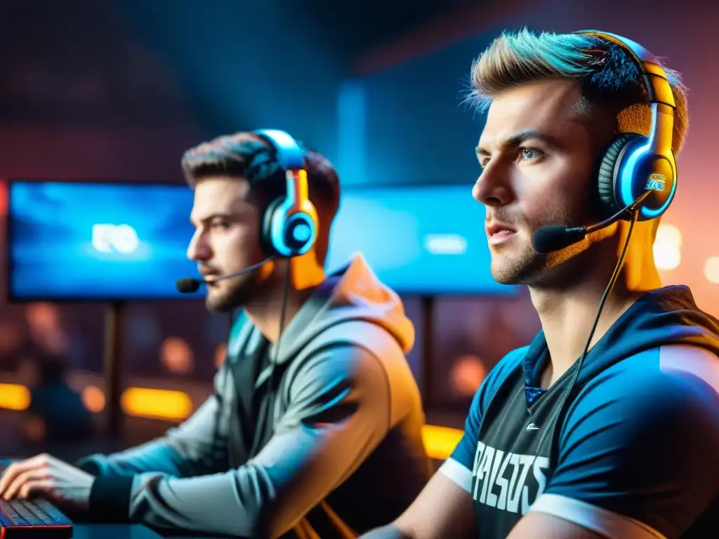 Intenso duelo de eSports: rivalidades, competencia y camaradería se reflejan en la mirada feroz de los jugadores