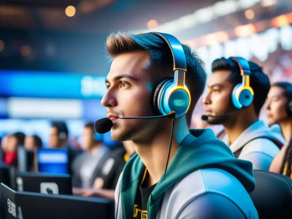 Jóvenes de diversas culturas compiten en eSports ante una multitud global