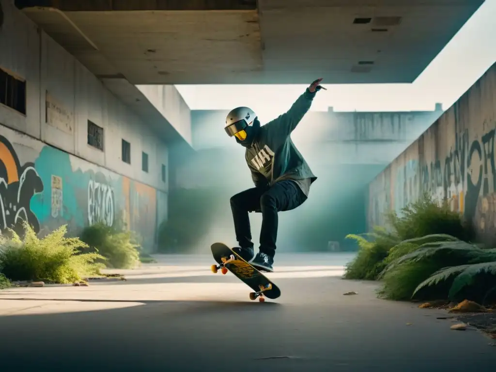 Jóvenes skaters desafían la radiactividad en paisaje urbano abandonado